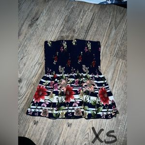 Strapless shirt